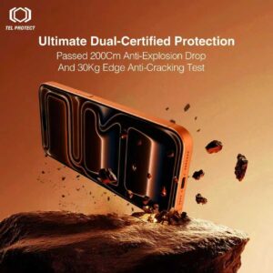 Apsauginis stiklas Tel Protect 10X AR 3.0 AntiReflective Titanium Apple iPhone 16 Pro/17 (envelope) - Image 9