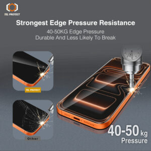 Apsauginis stiklas Tel Protect 10X HD DLC Diamond Coating skirtas Apple iPhone 16/15 (envelope) - Image 9