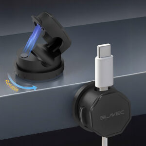 Blavec Cable organizer BX-01 self-adhesive clip black - 3 pieces - Image 2