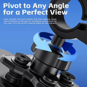 Blavec dviratinis laikiklis BV-04 Velo to handlebar with shock absorbtion (BV04-SAHB) black - Image 8