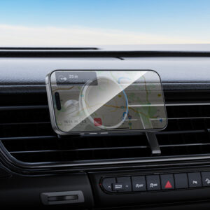 Borofone Car holder BH224 Flash magnetic with induction charging to air vent black - Image 8