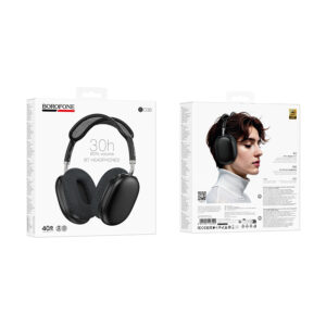 Borofone Headphones BO36 Tone bluetooth black - Image 4