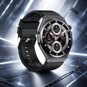 Blavec Išmanusis laikrodis U-02 Kenzo HD AMOLED Voice Call (SWU0-B) czarny + 1 pasek - Image 9