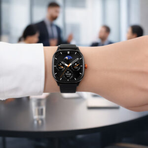 Blavec Išmanusis laikrodis U-01 Mohito HD AMOLED Voice Call (SWU01-B) czarny + 1 pasek - Image 8