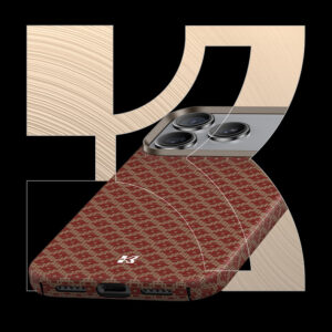 Benks dėklas Magnetic Armor Air Armor Grid Kevlar Metal Frame 600D (H069) skirtas Apple iPhone 17 Pro oranžinės spalvos - Image 7