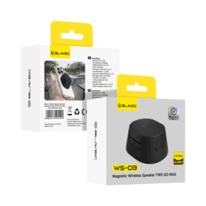 Blavec nešiojama kolonėlė Bluetooth TWS WS-03 Go Mag - 5W (WS03-B) juodos spalvos - Image 7