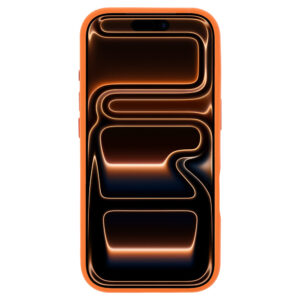 Metallic Magsafe dėklas skirtas Apple iPhone 17 Pro oranžinės spalvos - Image 3