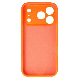 Silicone Lite dėklas skirtas Apple iPhone 16 oranžinės spalvos - Image 3