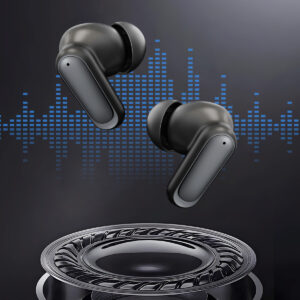 Blavec ausinės Bluetooth TWS BW-08 Speak AI (BW08SA-B) juodos spalvos - Image 9