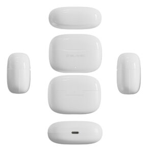 Blavec ausinės Bluetooth TWS BW-08 Speak AI (BW08SA-W) baltos spalvos - Image 3