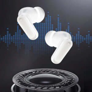 Blavec ausinės Bluetooth TWS BW-08 Speak AI (BW08SA-W) baltos spalvos - Image 9