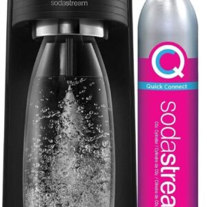 Gazuotų gėrimų gaminimo aparatas SodaStream Terra, 7290113763784, juodas