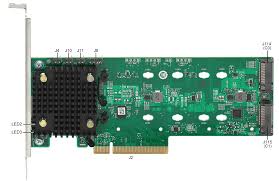 Broadcom MegaRAID 9520-2M2 adapter 2x M.2 SATAx8 /NVMe x1,x2,x4; PCIe 4.0, 05-50148-03