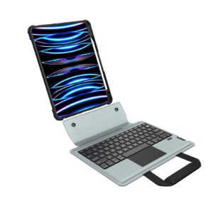 Nillkin Bumper GO Keyboard Case (Backlit Version) skirtas Apple iPad Pro 12.9 2020/2021/2022/ Air 13 2024/2025 juodos spalvos - Image 2