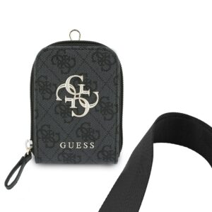 Guess Crossbody Strap PU 4G Metal Logo + Purse juodos spalvos