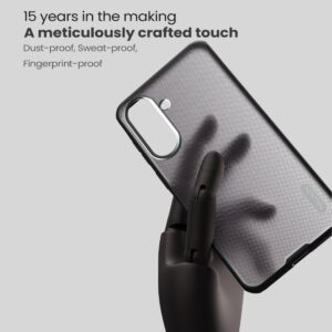 Nillkin Super Frosted PRO Back dėklas skirtas Samsung Galaxy A37 skaidrus juodos spalvos - Image 2