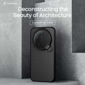 Nillkin CarboProp Aramid Magnetic Case skirtas Xiaomi 17 Ultra juodos spalvos - Image 2