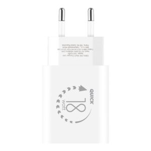 OBAL:ME Laidinis įkroviklis USB-A 18W baltos spalvos