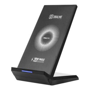 OBAL:ME StandCharger Wireless Charging Stand 15W Black - Image 2