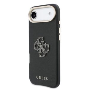 Guess PU Resin Logo dėklas skirtas Apple iPhone Air Black