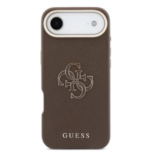 Guess PU Resin Logo dėklas skirtas Apple iPhone Air Brown - Image 2