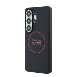 Red Bull PU Leather Meshed Red Ring Magnetic dėklas skirtas Samsung Galaxy S26 Ultra Navy