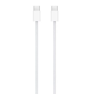 MM093ZM/A iPhone USB-C/USB-C 60W Woven Data Cable 1m White (Bulk)