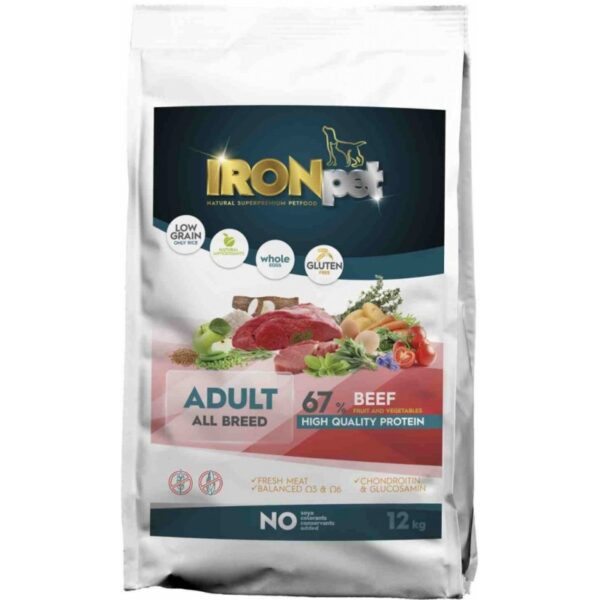 ironpet-beef-adult-all-breed-vieno-baltymo-pasaras-suaugusiems-sunims