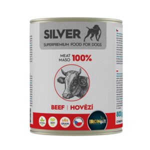 IRONpet Silver Dog Beef  jautienos konservai šunims, 400 g