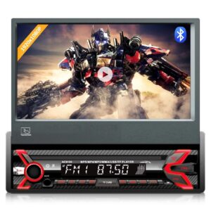 Audiocore AC9100 radijo imtuvas Automobilis Skaitmeninis Juoda, Raudona