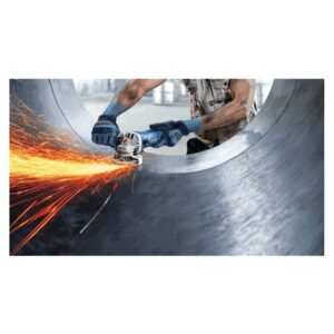 Kampinis šlifuoklis su reguliuojamais sūkiais BOSCH GWS 9-125 S - Image 2