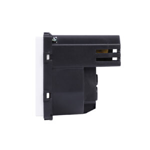 Kištukinis lizdas Feelspot su USB+C jungtimis, pilkas - Image 3