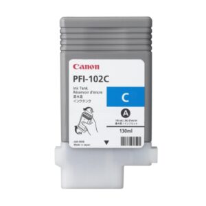 Canon PFI-102C ink cartridge, cyan