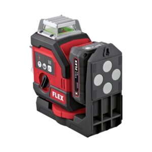 Kryžminis lazerinis nivelyras FLEX ALC 3/360-G/R 12V Set - Image 4