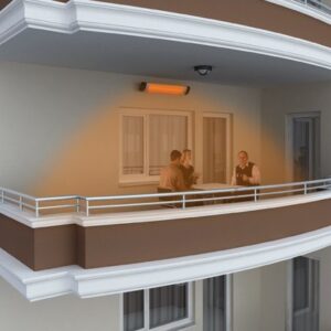 Kvarcinis infraraudonųjų spindulių šildytuvas Kumtel Ecoray EX-25 - Image 4