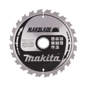 Medžio pjovimo diskas MAKITA 216x30x2,3mm 24T 5°