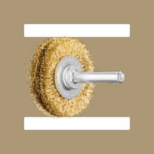 Metalinis šepetys su koteliu PFERD RBU 4009/6 MES 0,20 SG