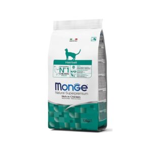 Monge Daily Line Hairball super premium pašaras suaugusioms katėms su vištiena 10kg