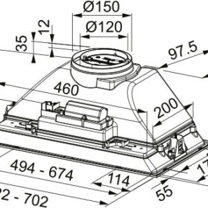 Įmontuojamas gartraukis FRANKE FBI 525 XS HCS, 305.0599.509 - Image 3