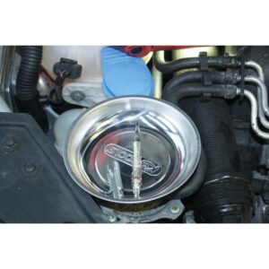 Nerūdijančio plieno magnetinė lėkštelė KS TOOLS Ø150mm - Image 4