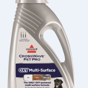 Bissell | CrossWave Pet Pro Oxy Multi-surface formula Cleaning Solution, 2 L