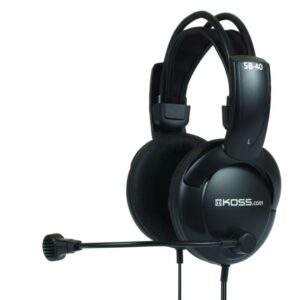 Koss | Ausinės | SB40 | Wired | On-Ear | Microphone | Black