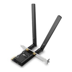 TP-LINK AX900 Wi-Fi 6 Bluetooth PCIe Adapter | Archer TX10E | 802.11ax | MU-MiMO Yes | no PoE | Antenna type Two High Gain Dual-Band Antennas