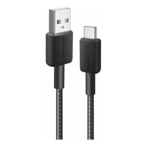 Anker 322 Nylon Cable, Black | A81H6G11 | USB-A to USB-C