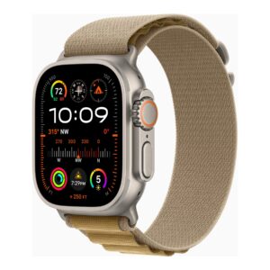 Apple Smart watch | GPS (satellite) | Always-On Retina display | 49mm | Natural Titanium