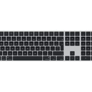 Apple Magic Keyboard with Touch ID and Numeric Keypad for Mac models with Apple silicon | Keyboard | Wireless | English | Black | Bluetooth, USB-C