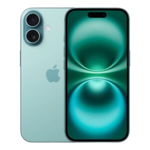 Apple | iPhone 16 | Teal | 6.1 " | Super Retina XDR display | 2556 x 1179 pixels | A18 | Internal RAM 8 GB | 128 GB | Dual SIM | 4G | Main camera resolution 48+12 MP | Secondary camera resolution 12 MP | iOS | 18