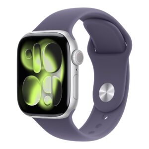Apple Watch Series 11 GPS + Cellular 42mm Space Grey Aluminium Case with Black Sport Band - S/M | Apple