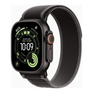 Apple Watch Ultra 3 GPS + Cellular 49mm Black Titanium Case with Black/Charcoal Trail Loop - M/L | Apple