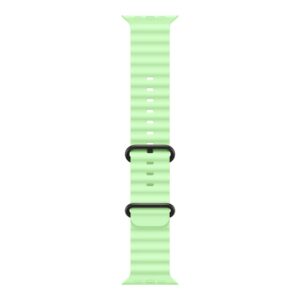 Apple | 49mm Neon Green Ocean Band - Black Titanium Finish